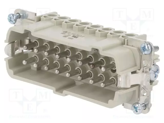 HDC LIITIN - UROS - PIN: 16 - KOKO 16 - PANEELIASENNETTAVA - LIITTIMEN SISÄOSA - Wieland liittimet - 70.310.1640.0 - 1