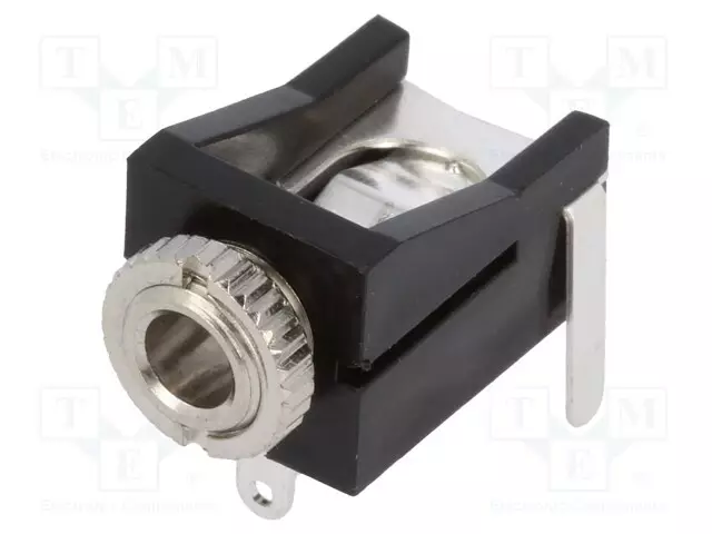 LIITIN: JACK 3,5MM X 18,6MM - N LIITINAARAS - MONO - NAVAT: 2 - Plugit ja jakit - 4832.2220 - 1