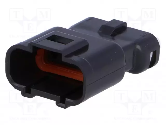 LIITIN: JOHTO-JOHTO - PISTOKE - UROS - E-SEAL 565 - PIN: 5 - IP67 - MUSTA - Ajoneuvoliittimet - 565-005-000-310 - 1