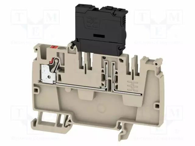 LIITIN: KISKO-6,3A - 36V - PUSH-IN - BEIGE - WEMID - L: 82MM - W: 6,1MM - Kiskoliittimet - 2458990000-WEI-0 - 1