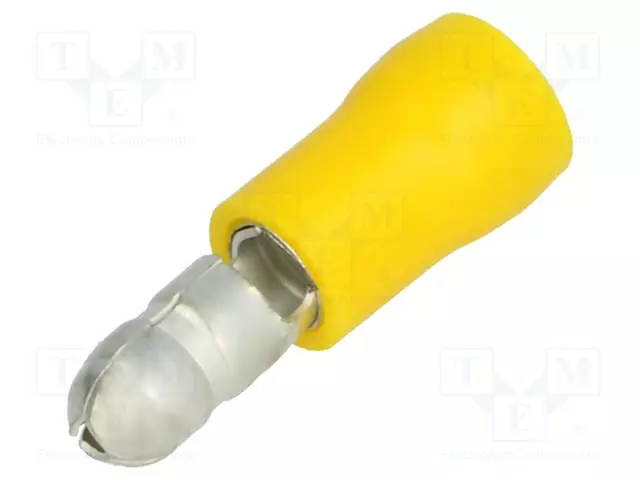 LIITIN: PYÖREÄ - UROS-Ø: 5MM - 4÷6MM2 - PURISTETTAVA - ERISTETTY - Eristetyt liittimet - BM00330 - 1