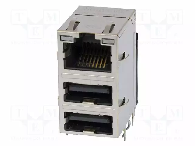 LIITIN: RJ45 - KAIUTINPISTORASIA,RJ45,USB A - CAT: 5 - SUOJATTU - 8P8C - RJ liittimet - C8931DX1E5-BEL-0 - 1