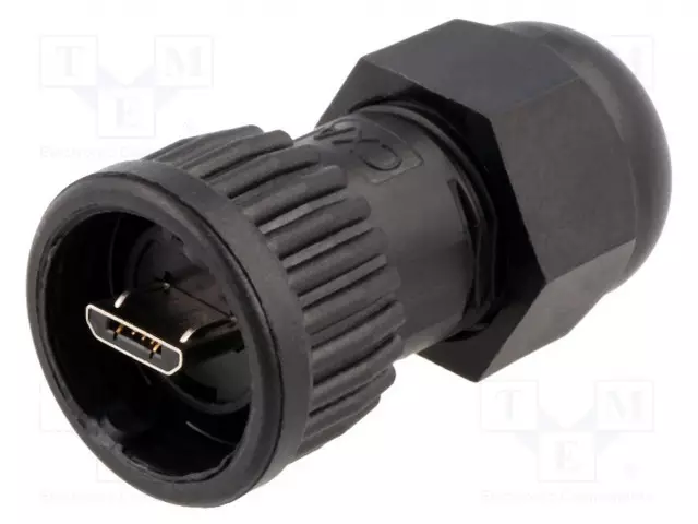 LIITIN: USB B MICRO - PISTOKE - DATA-CON-X - JOHTOON - SUORA - USB 2.0 - USB liittimet - DCC-USBCB-120 - 1