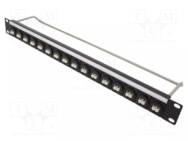 LIITIN: VALOKUITU-PATCH PANEL - MONIMUOTO SIMPLEX (MM) - LC - RACK - Optiset liittimet - CP30180 - 1