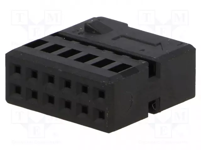 LIITTIMEN KOTELO - PISTOKE - QUADLOCK 12PIN - MUSTA - Autoradiion littimet ja liitinkotelot - 770010 - 1