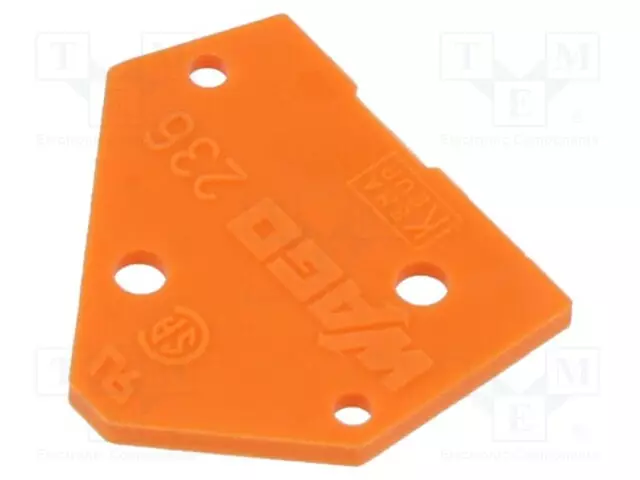LOPPUKANSI - HARMAA - 236 - Riviliittimet piirilevylle - 236-600 - 1