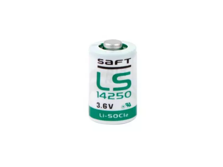 LS14250 LITHIUM PARISTO 3.6V/1200mAh SAFT 1/2AA - Litiumparistot - LS14250 - 1
