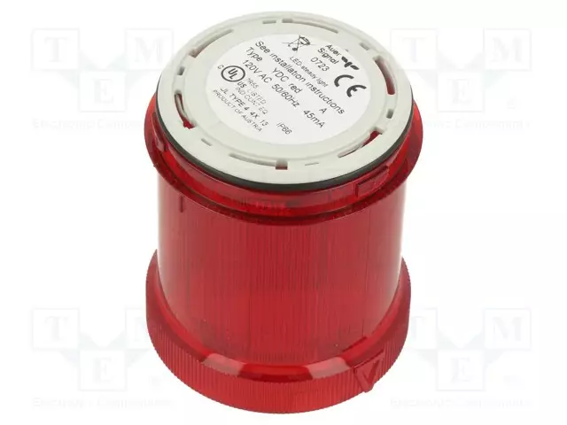 AUTOMAATIOMODUULI: VALOMERKINTANTOLAITE - PUNAINEN - LED - IP66 - Teollisuuden merkinantolaitteet - 901012310 - 1