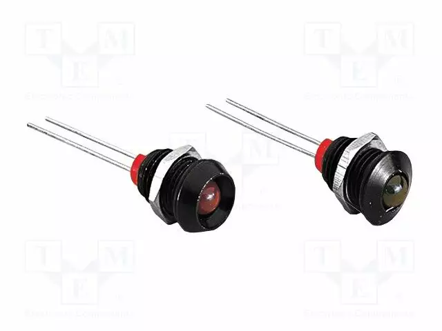 MERKKIVALO: LED - PUNAINEN - 2VDC - 25MCD - Merkkivalot ja pienoislamput - DX1090RD-BUL-0 - 1