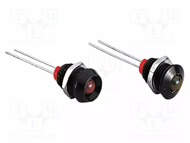 MERKKIVALO: LED - PUNAINEN - 2VDC - 25MCD - Merkkivalot ja pienoislamput - DX1092RD-BUL-0 - 1