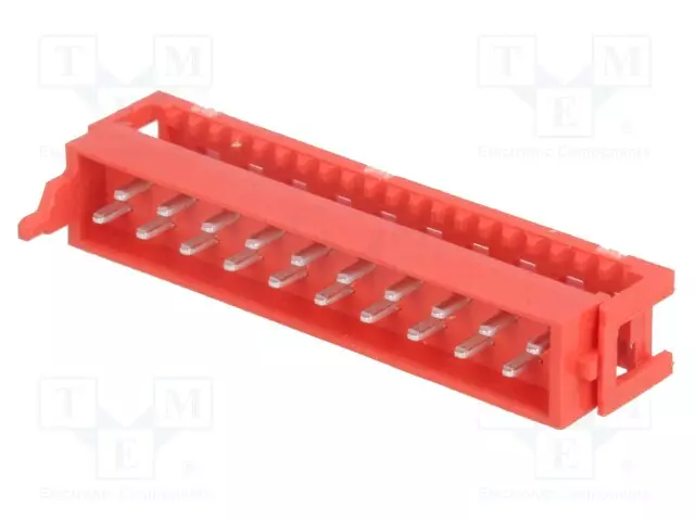 LIITIN: MICRO-MATCH - PISTOKE - UROS - PIN: 20 - IDC - - 2X10 - Micro-Match liittimet, rasteri 1,27mm - 9-215083-0 - 1