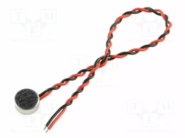 MIKROFONI - ELEKTREETTI-100HZ÷20KHZ - 2,2KOHM - -24DB - Ø6X2,7MM - Mikrofonit ja -tarvikkeet - CMC-6027-24L100 - 1