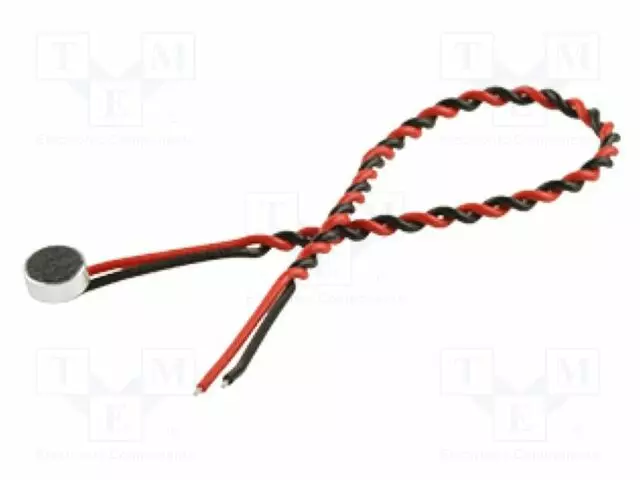 MIKROFONI - ELEKTREETTI-100HZ÷20KHZ - 2,2KOHM - -25DB - Ø4X1,5MM - Mikrofonit ja -tarvikkeet - CMC-4015-25L100 - 1