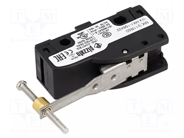MIKROKYTKIN SNAP ACTION - 5A/250VAC - 4A/24VDC - SPDT - ON-(ON) - AS: 2 - SANP ACTION mikrokytkimet - MKV11R60 - 1