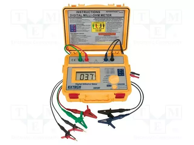 MILLIOHMIMITTARI - LCD - (1999) - 3X/S - 0,1÷200MOHM,2OHM,20OHM,200OHM,2KOHM - Milliohmimittarit - EX380580 - 1