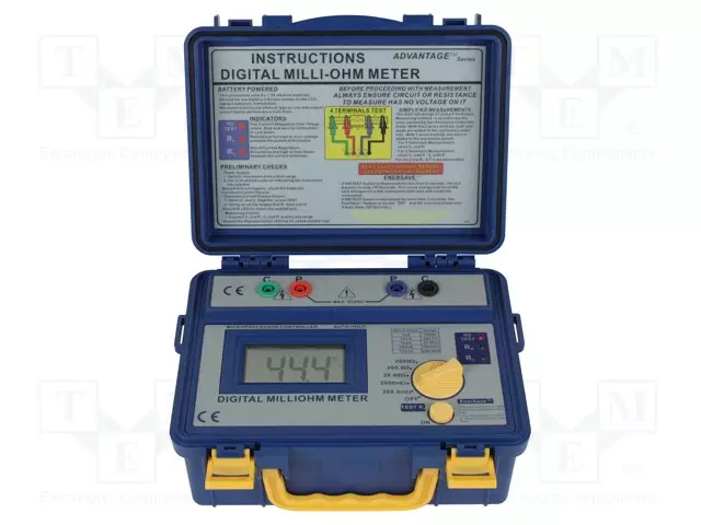 MILLIOHMIMITTARI - LCD - 3,5 NUMEROA - ±(0,5%+2DIGIT) - Milliohmimittarit - BK310 - 1