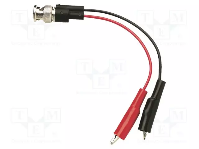 MITTAUSJOHTO - BNC LIITIN,KROKOTIILIPURISTIN X2 - UZNAM: 300V - Mittausjohdot - BU-5131-A-4-0 - 1