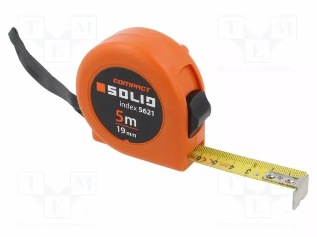 MITTAUSNAUHA - PIT: 5M - LEV: 19MM - MITTA - Vatupassit, vesivaa'at ja mitat - SOLID-6440 - 1