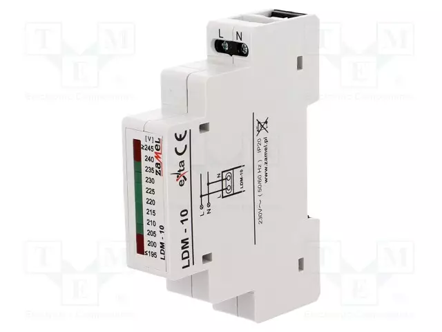 MODUULI: JÄNNITTEENILMAISIN - 230VAC - IP20 - DIN-KISKOLLE - LDM - Sulakeasennustarvikkeet - LDM-10 - 1