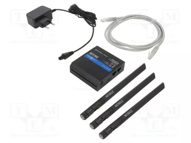 MODUULI: ROUTER LTE - DDR2 - 16MBFLASH,128MBSRAM - 83X25X74MM - IP30 - M2M (GPRS/HSPA/LTE) moduulit - RUT260 - 1
