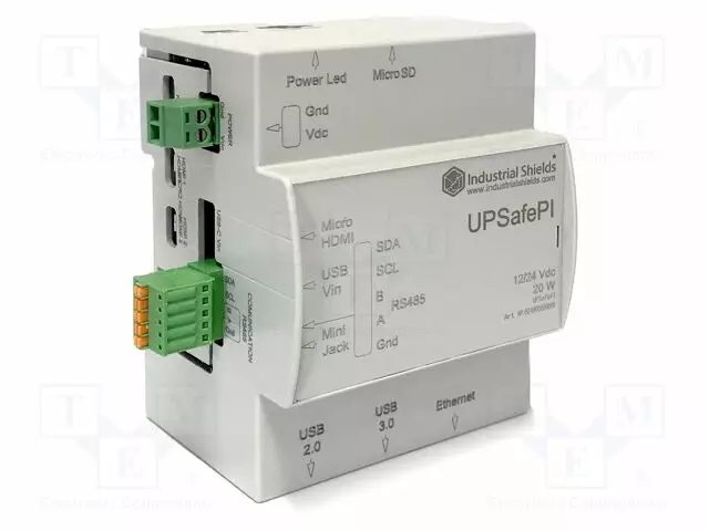 AUTOMAATIO­MODUULI: UPS - UPSAFE PI - 8GBRAM - LIITÄNTÄ: ETHERNET - PLC ajurit - 024004000100 - 1