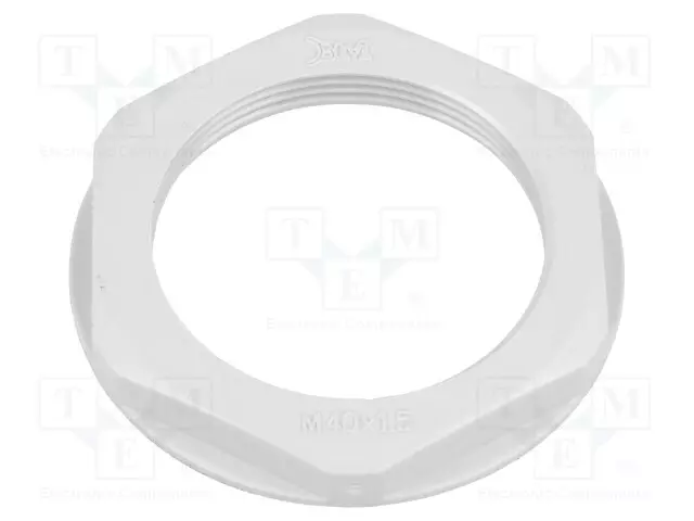 MUTTERI - M40 - POLYAMIDI - 50MM - HARMAA - NOUSU: 1,5 - Läpivientikappaleiden mutterit - BM4840 - 1
