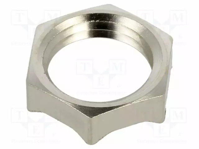 MUTTERI - VARUSTETTU MAADOITUKSELLA - PG7 - MESSINKI - 15MM - Läpivientikappaleiden mutterit - LP-52103200 - 1