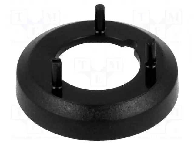 MUTTERIN KANSI - ABS - MUSTA - SISÄÄNTYÖNNETTY - Ø: 19,3MM - Potentiometrien nupit - A7516000 - 1