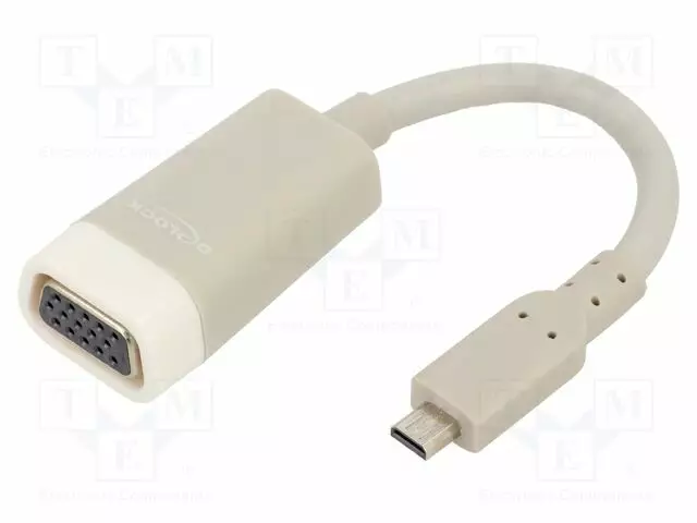 MUUNNIN - HIGH SPEED - 0,15M - HARMAA - HARMAA - HDMI, DVI, DisplayPort johdot - DELOCK-65470 - 1