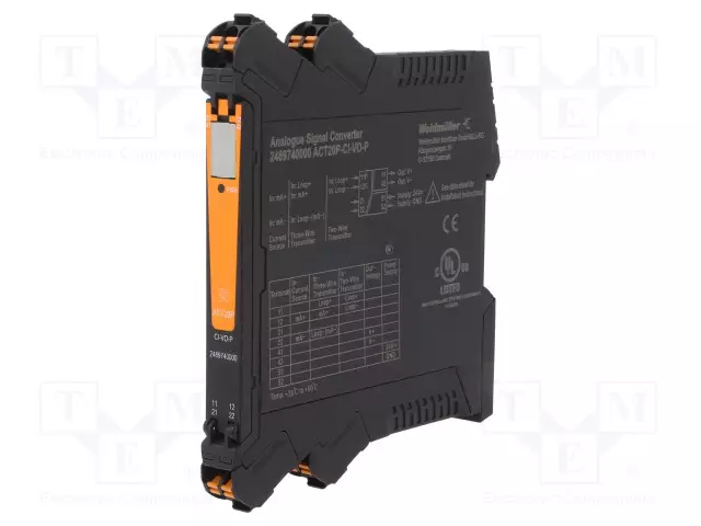 MUUNTAJA: ANALOGISET SIGNAALIT - DIN-KISKOLLE - 0÷20MA,4÷20MA - Teollisuus mittamuuntimet ja erottimet - 2489740000 - 1