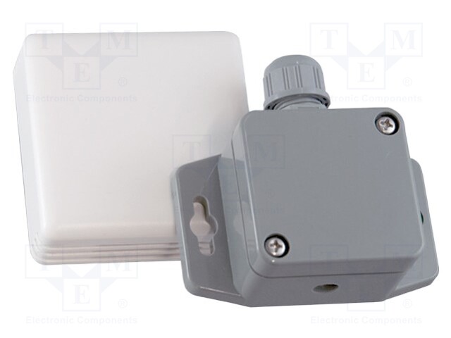 MUUNTAJA: CO - UVIRT: 12÷36VDC - ALUE: 0÷300PPM - -20÷50°C - 71X71X27MM - Teollisuus kaasuanturit - E2615-CO-IP20 - 1