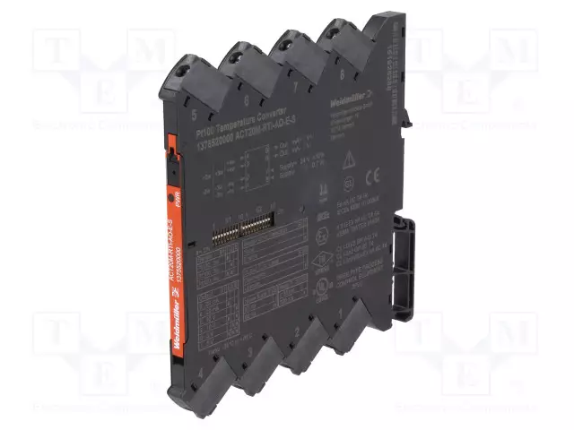 MUUNTAJA: LÄMPÖTILA-24VDC - OUT 1: 0÷10V,0÷20MA,0÷5V,4÷20MA - Teollisuus lämpötila-anturit & muuntimet - 1375520000 - 1