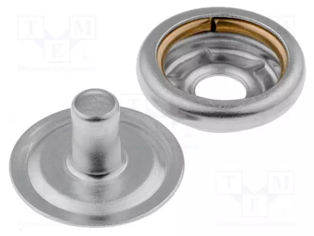 NAARASNÄPPÄINKIINNITTIMET - ESD - MESSINKI - NAARASPURISTIN 10MM - ESD lisätarvikkeet - 604F10 - 1