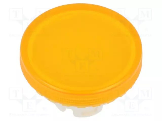 NÄPPÄIMEN LINSSI - 22MM - 84 - LÄPINÄKYVÄ,KELTAINEN - MUOVI - Taulukytkimien lisävarusteet - 84-7111.400 - 1