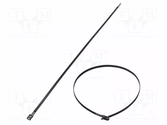 NIPPUSIDE - L: 841MM - W: 8,9MM - MUSTA - POLYAMIDI - 710N - ØMAKS: 250MM - Nippusiteet - HV9250-C0 - 1