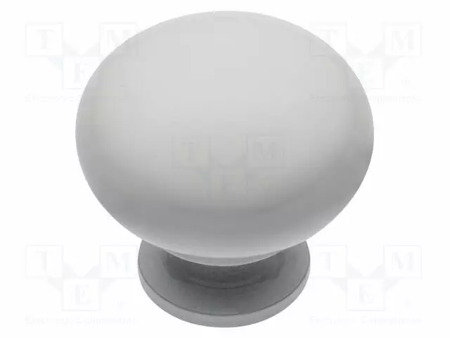 NUPPI - Ø: 32,5MM - H: 30,5MM - TERÄS - BERGAMO - PÄÄLLYSTE: LAKKA - PALLO - Sormiruuvit ja nupit - GTV-GS-BERGA-1-10 - 1