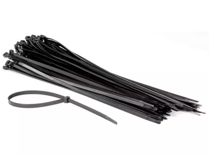NYLON CABLE TIE SET - 8.8 x 500mm - BLACK (100pcs) - Eristysteipit ja -nauhat - ECTB500 - 1