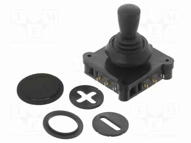 OHJAUSVIPU - ASENNOT: 1 - DC-KUORM.@R: 4A/30VDC - Ø22MM - IP67 - Joystick-kytkimet - 1D15F1500 - 1