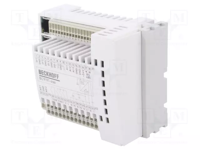 AUTOMAATIO­OHJELMOITAVA PLC LOGIKKAMODUULI - OUT: 8 - IN: 8 - IP20 - PLC ajurit - BC9191-0100 - 1