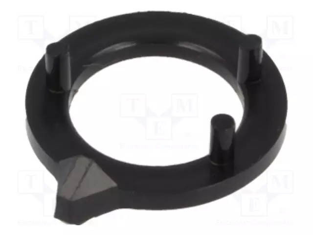 OSOITIN - ABS - MUSTA - SISÄÄNTYÖNNETTY - NUOLI - Potentiometrien nupit - A4210000 - 1