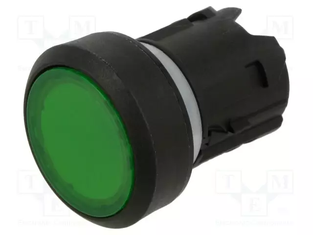 PAINOKYTKIN - 22MM - ASENNOT: 1 - VIHREÄ - LITTEÄ - AS: 2 - Taulukytkimet, standardi 22mm - 3SU1001-0AB40-0AA0 - 1