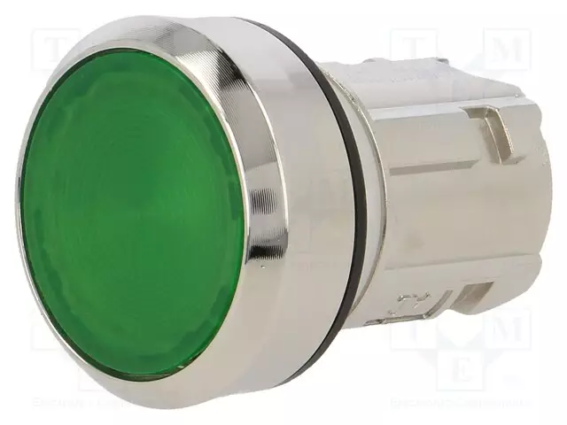 PAINOKYTKIN - 22MM - ASENNOT: 2 - VIHREÄ - IP67 - LITTEÄ - Taulukytkimet, standardi 22mm - 3SU1051-0AA40-0AA0 - 1