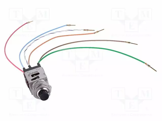 PAINOKYTKIN - SPDT X2 - ON-(ON) - VALAISTUS: EI OLE - PB - Standardikytkimet - 2PB646A-HON-0 - 1