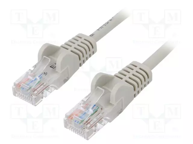 PATCH KAAPELI - U/UTP - 5E - CU - PVC - HARMAA - RJ45 Ethernet kaapelit - DK-1511-100 - 1