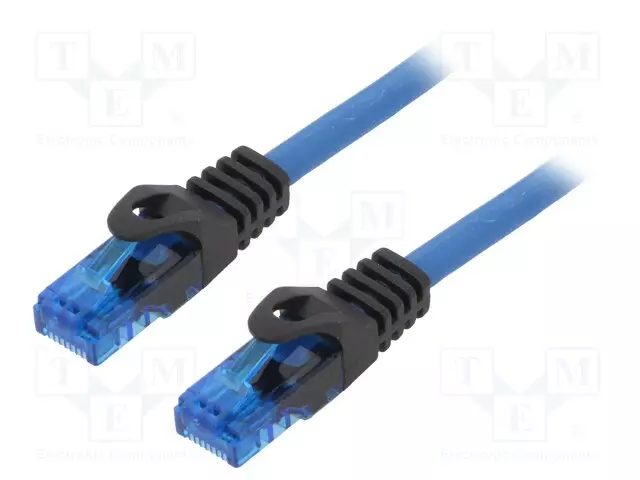 PATCH KAAPELI - U/UTP - CAT 6A - RJ45-PISTOKE,MOLEMMIN PUOLIN - CU - RJ45 Ethernet kaapelit - CPP030 - 1
