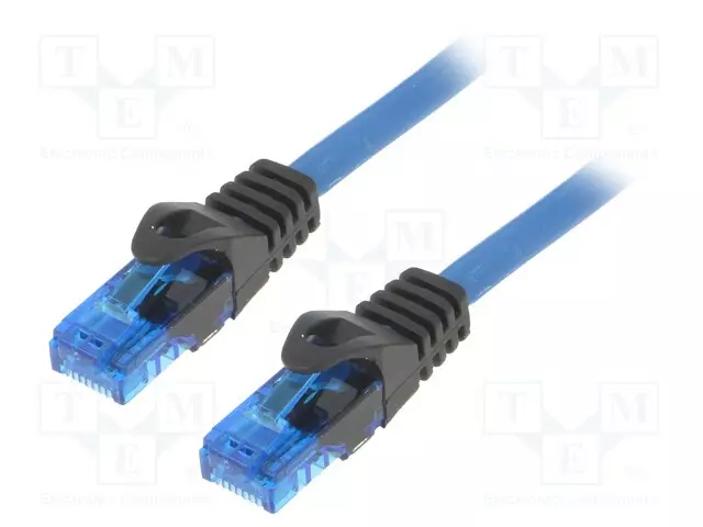 PATCH KAAPELI - U/UTP - CAT 6A - RJ45-PISTOKE,MOLEMMIN PUOLIN - CU - RJ45 Ethernet kaapelit - CPP040 - 1