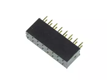PIIKKIRIMA NAARAS 2-RIVINEN 2x8-NAP JAKOVÄLI 2,54mm - Piikkirimaliittimet - CC070 - 1