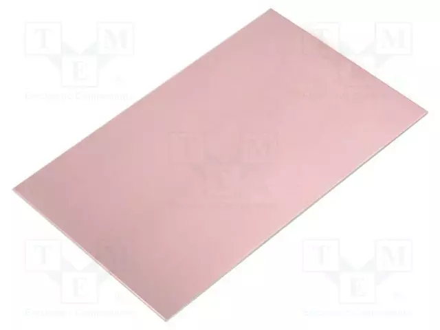 PIIRILEVY - ALUMIINI - 1,5MM - L: 160MM - W: 100MM - PINNOITE: KUPARI - Piirilevyt 1-puoleiset - L100X160AL1570 - 1