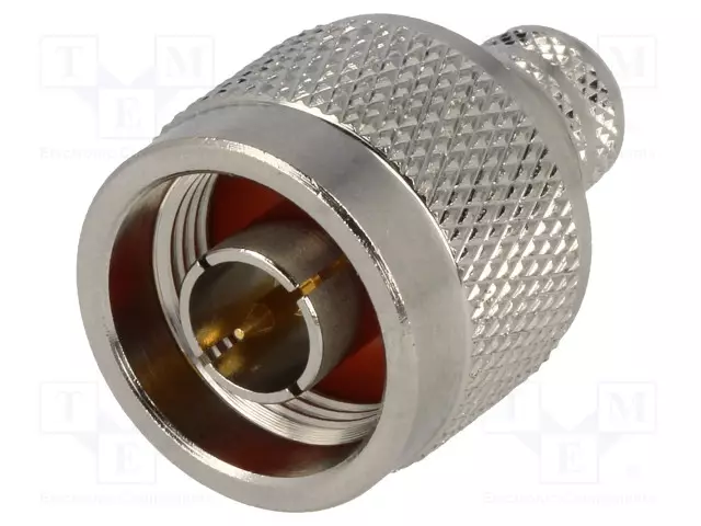 LIITIN: N - PISTOKE - UROS - SUORA - 50OHM - PURISTUS - KULLATTU - PTFE - N liittimet - N1121A1NT3G750 - 1