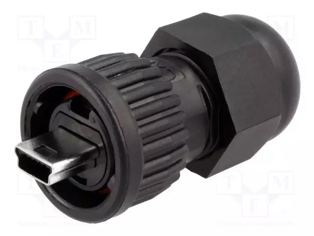 LIITIN: USB B MINI - PISTOKE - DATA-CON-X - JOHTOON - SUORA - USB 2.0 - USB liittimet - DCC-USBNB-160 - 1